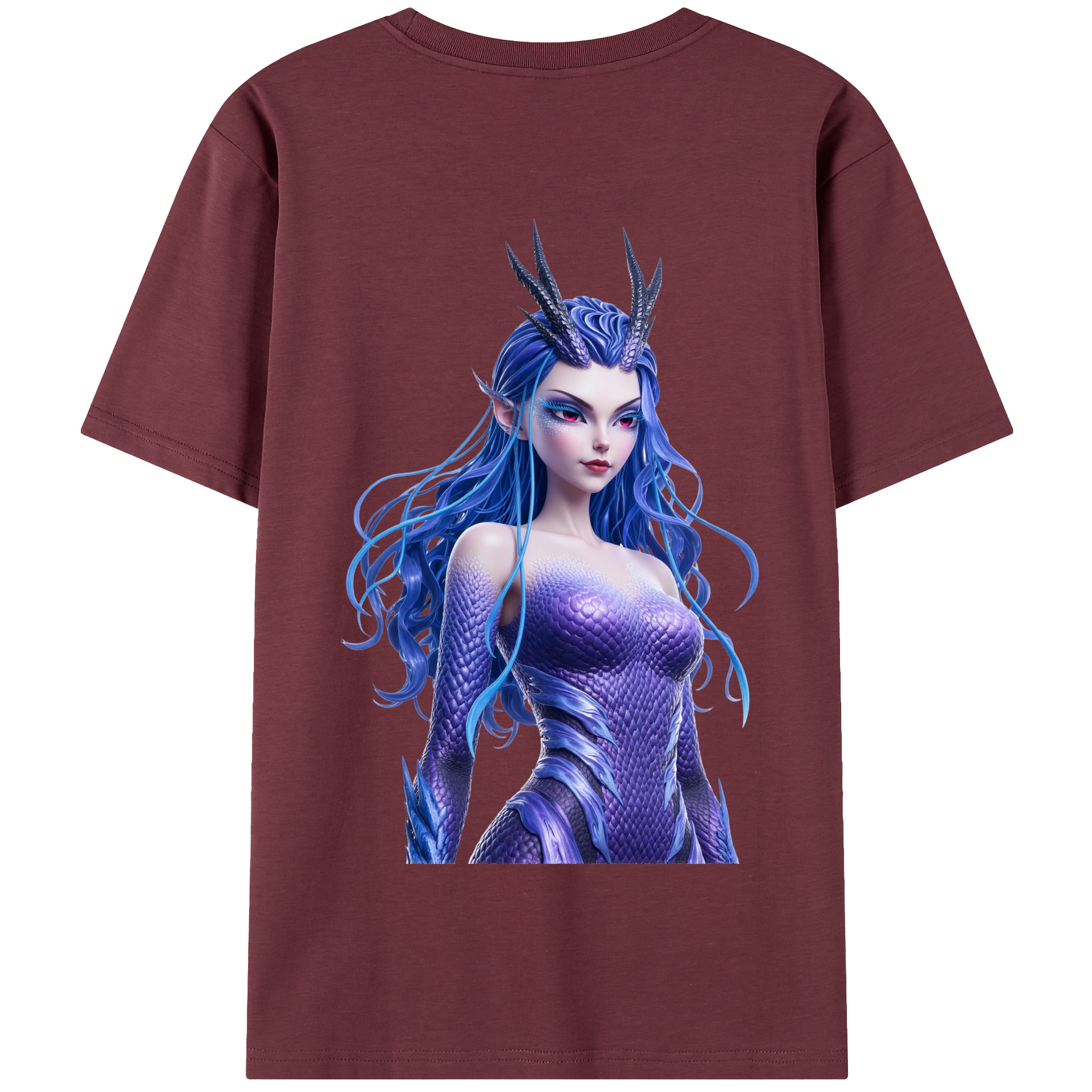 （画像用） Ne Zha 2 ナタ 魔童の大暴れ 綿100％半袖Tシャツ（背面プリント）